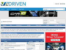 Tablet Screenshot of m.vadriven.com